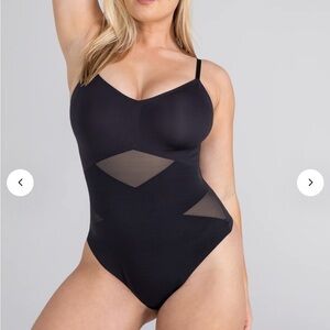 Honeylove Black Thong Shapewear Bodysuit